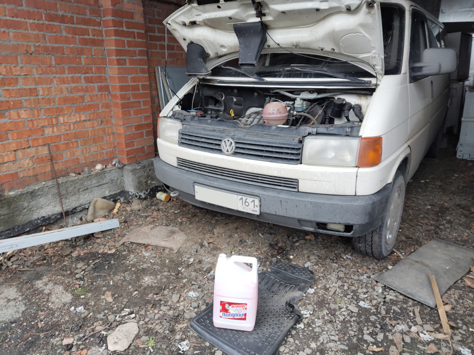 Замена АКБ в зиму и утечки тока. — Volkswagen Transporter T4, 2,4 л ...