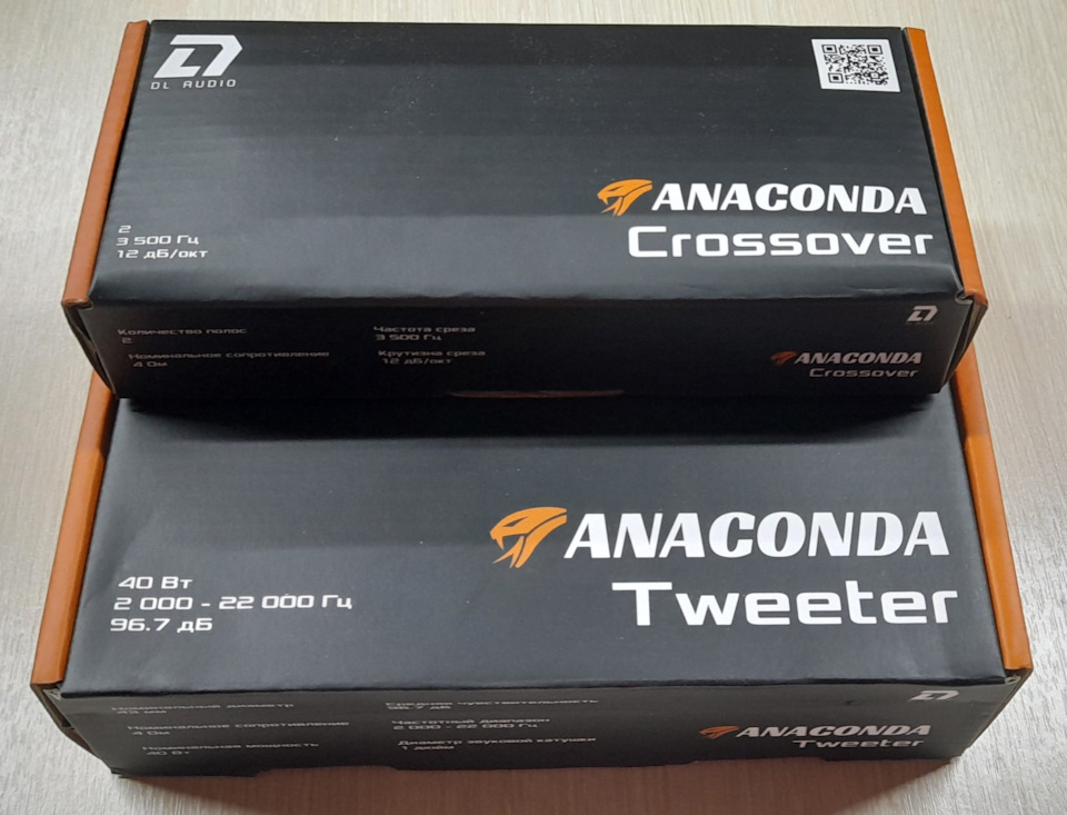 Твитеры+кроссоверы Anaconda DL Audio в задние двери — Mitsubishi Lancer ...