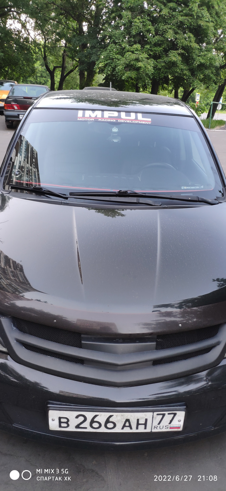 impul На Лобовое Стекло — Nissan Tiida (1G), 1,6 л, 2010 года ...