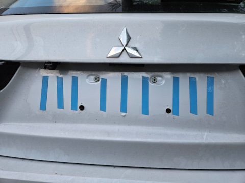 Заклеить рамку. Заклеить рамку