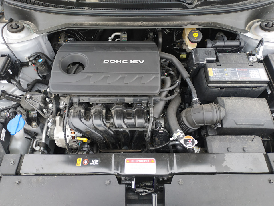 крышка на мотор — KIA Rio (4G), 1,6 л, 2020 года | аксессуары | DRIVE2