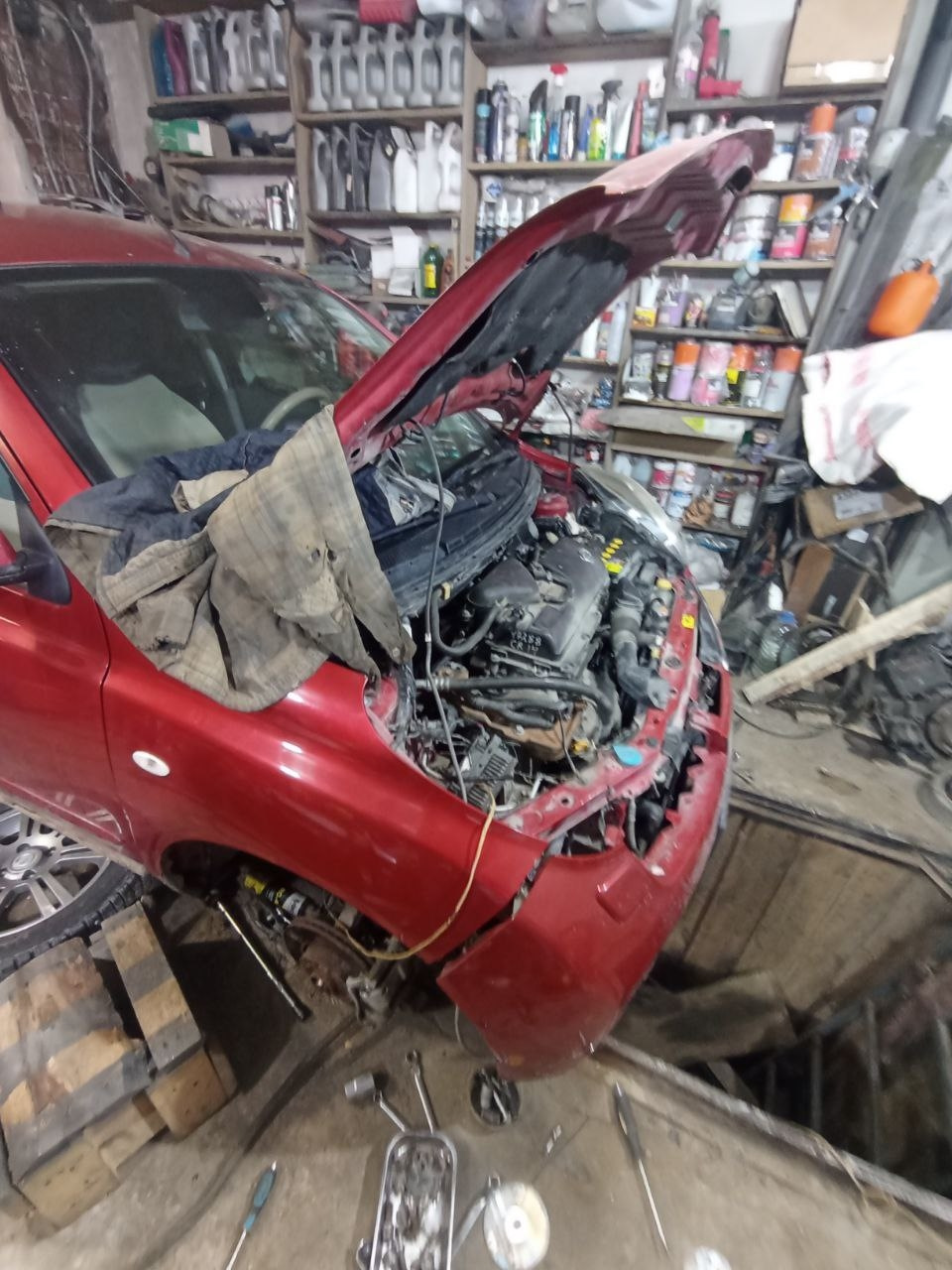 Ремонт, часть 3… — Nissan Micra (K12C), 1,4 л, 2010 года | своими ...