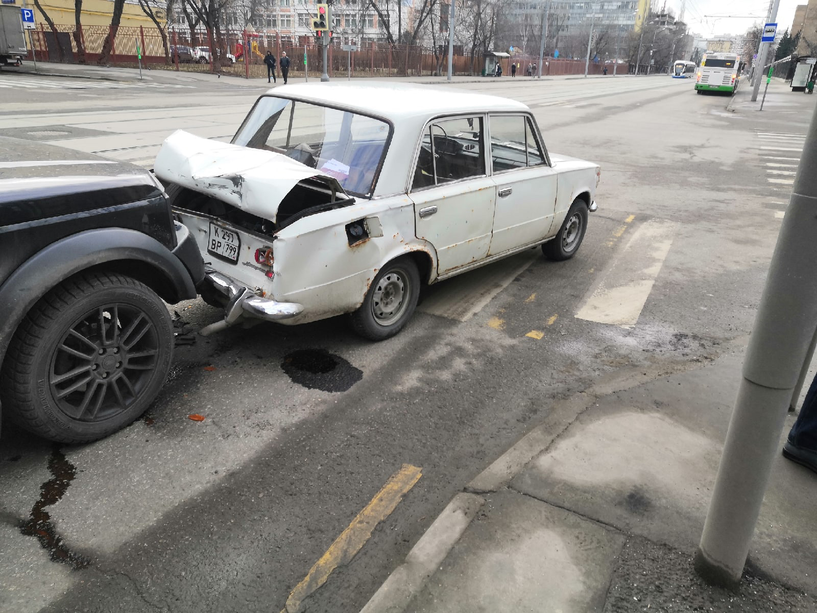 Вот и все, конец истории. — Lada 2101, 1,2 л, 1981 года | ДТП | DRIVE2