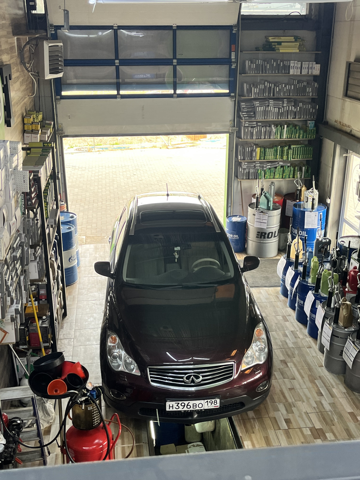 Частичная замена масла в коробке №2 — Infiniti QX50 (1G), 2,5 л, 2014 ...