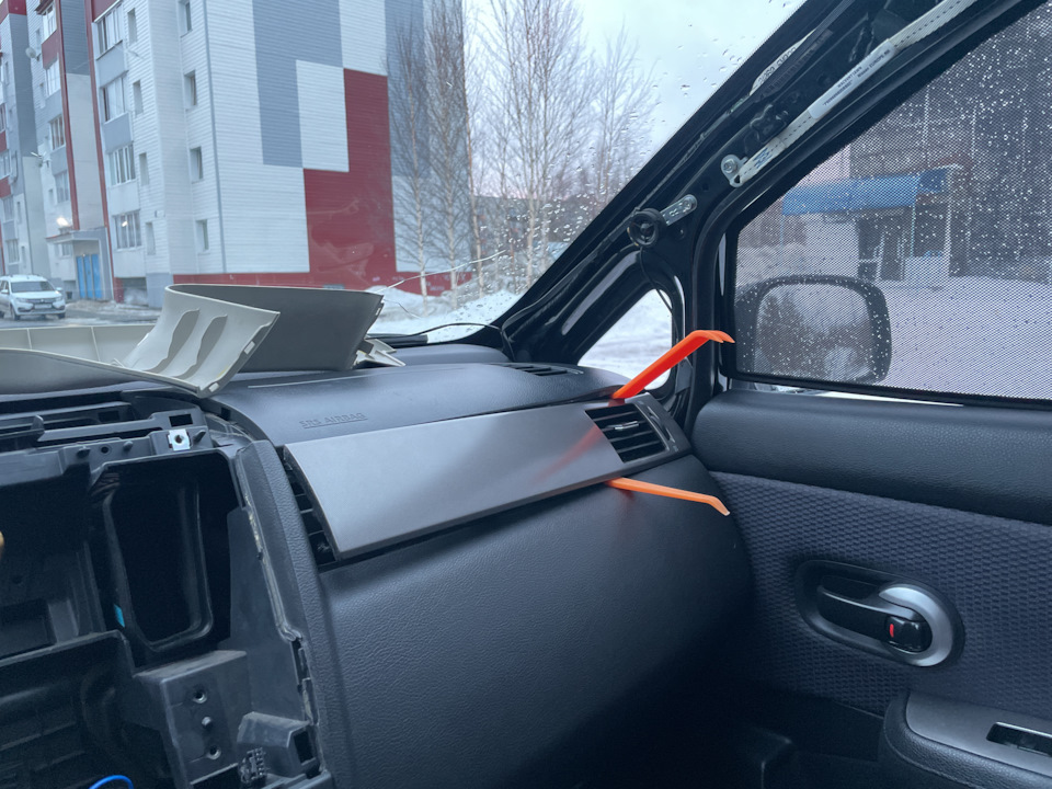 Как разобрать панель тиида