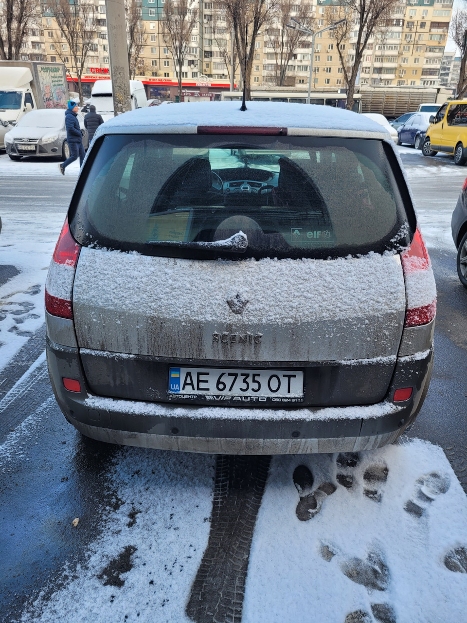 Мойка в -6 С, первый и последний раз. — Renault Scenic II, 2 л, 2006 года |  мойка | DRIVE2