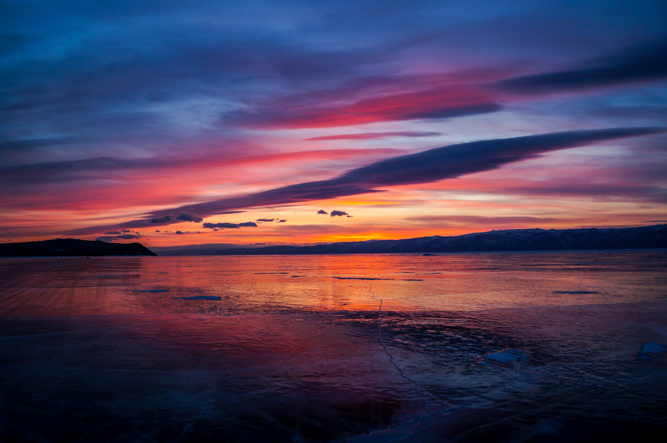 Закат в 8 вечера — Lada Granta