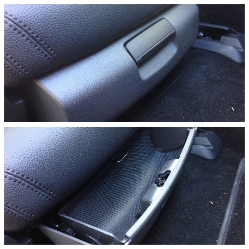 Ящики под передними сиденьями — Mercedes-Benz CLA Shooting Brake (X117 ...