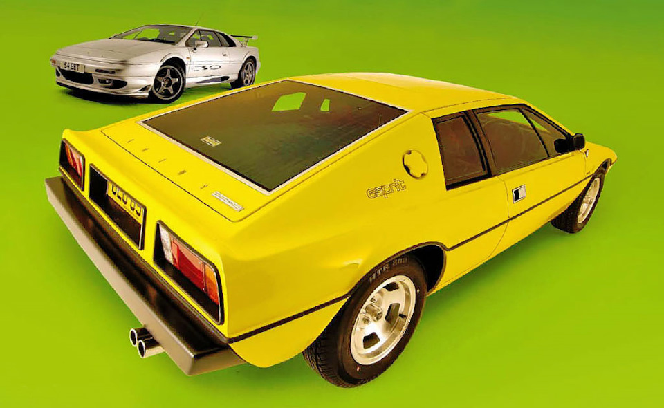 Lotus Esprit s1 чертеж