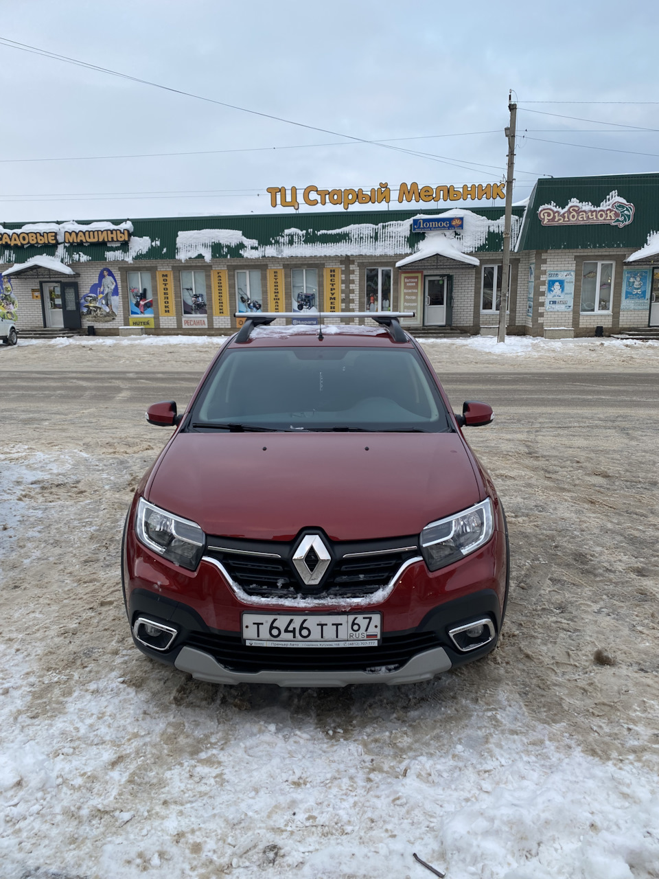 Багажник на пеленги — Renault Sandero Stepway (2G), 1,6 л, 2018 года |  аксессуары | DRIVE2