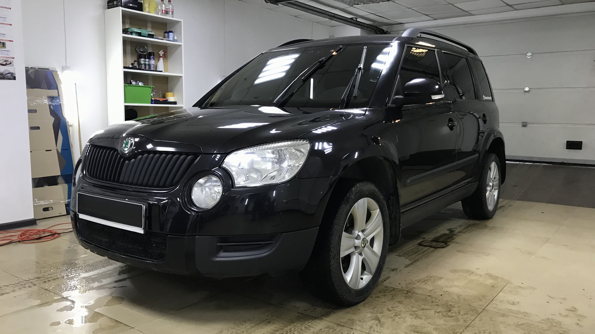 Skoda Yeti матовая пленка