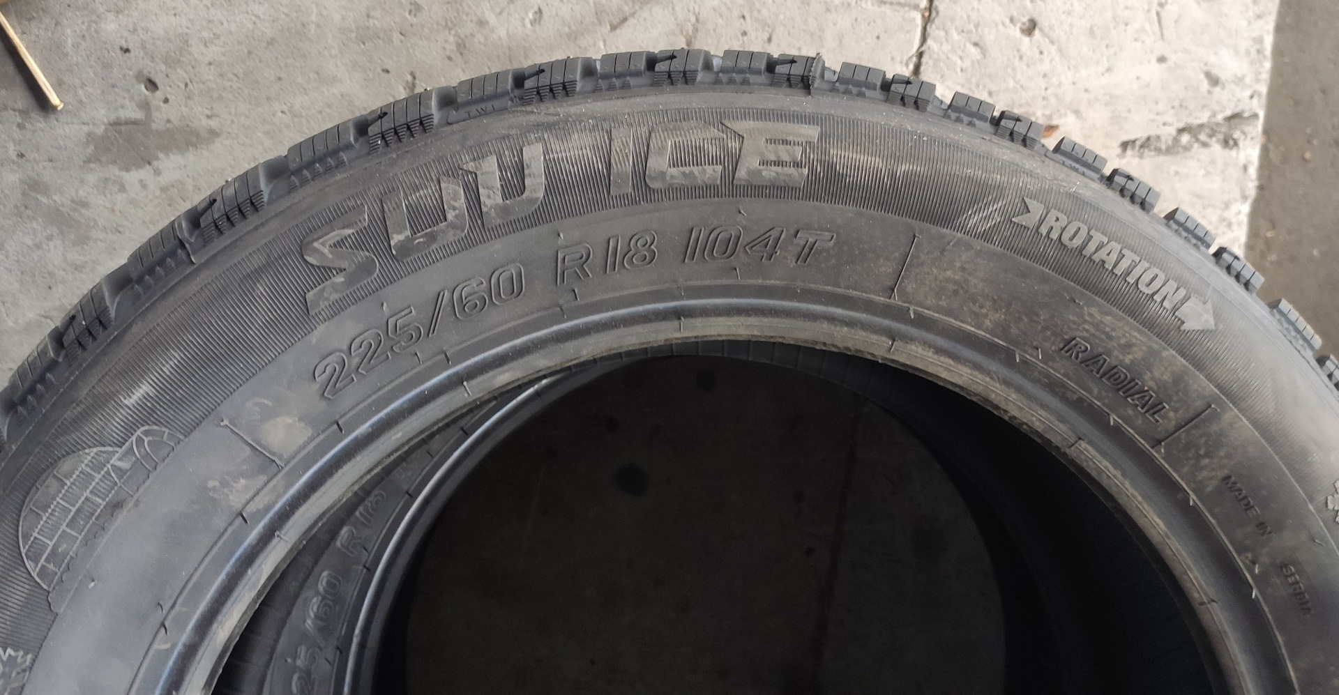 Зимняя резина Tigar SUV ICE 225/60 R18 104T — Honda CR-V (RE), 2,4 л ...