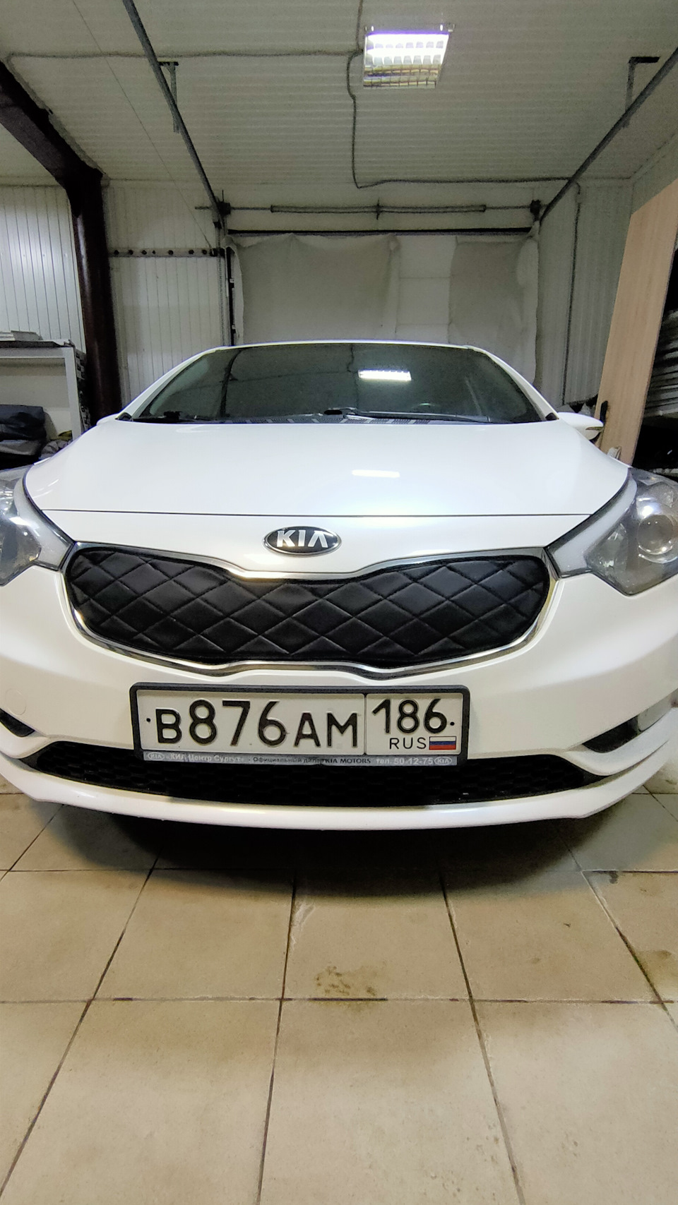 Зимняя защита радиатора для Kia Cerato 3 2013-2017 — АвтоСтиль на DRIVE2