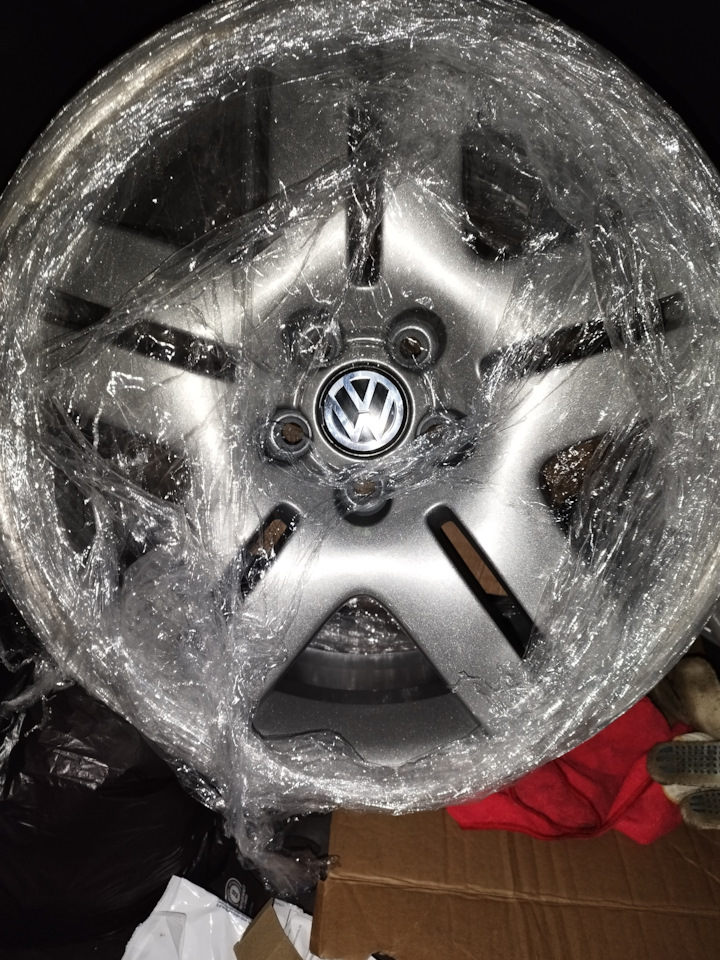 Литые диски Volkswagen 7Jx17 ET38 5x100 на Skoda Octavia A4 Mk1 ...