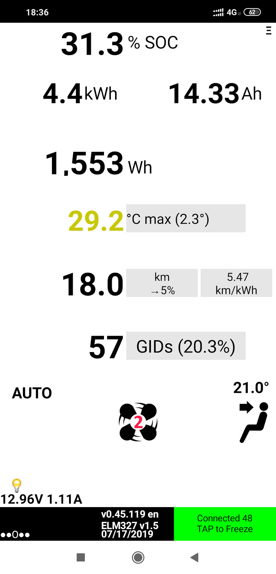 Фото в бортжурнале Nissan Leaf (1G)