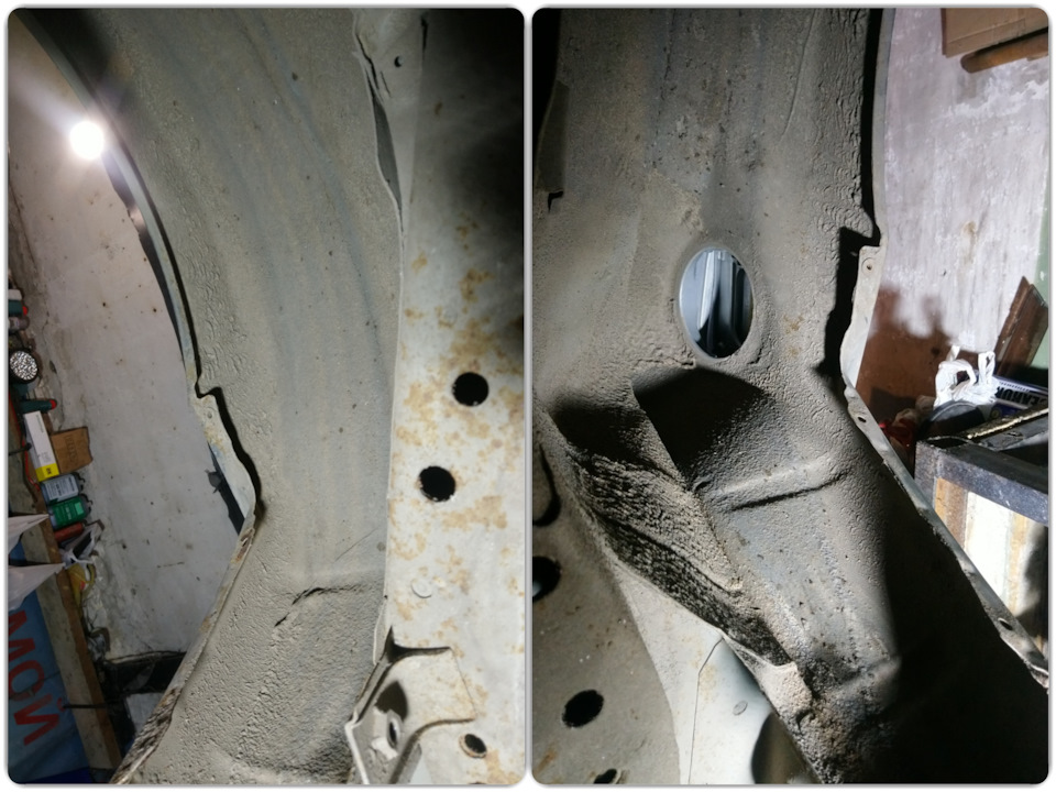 Состояние арок до работ… — Nissan Primera Wagon (W11)