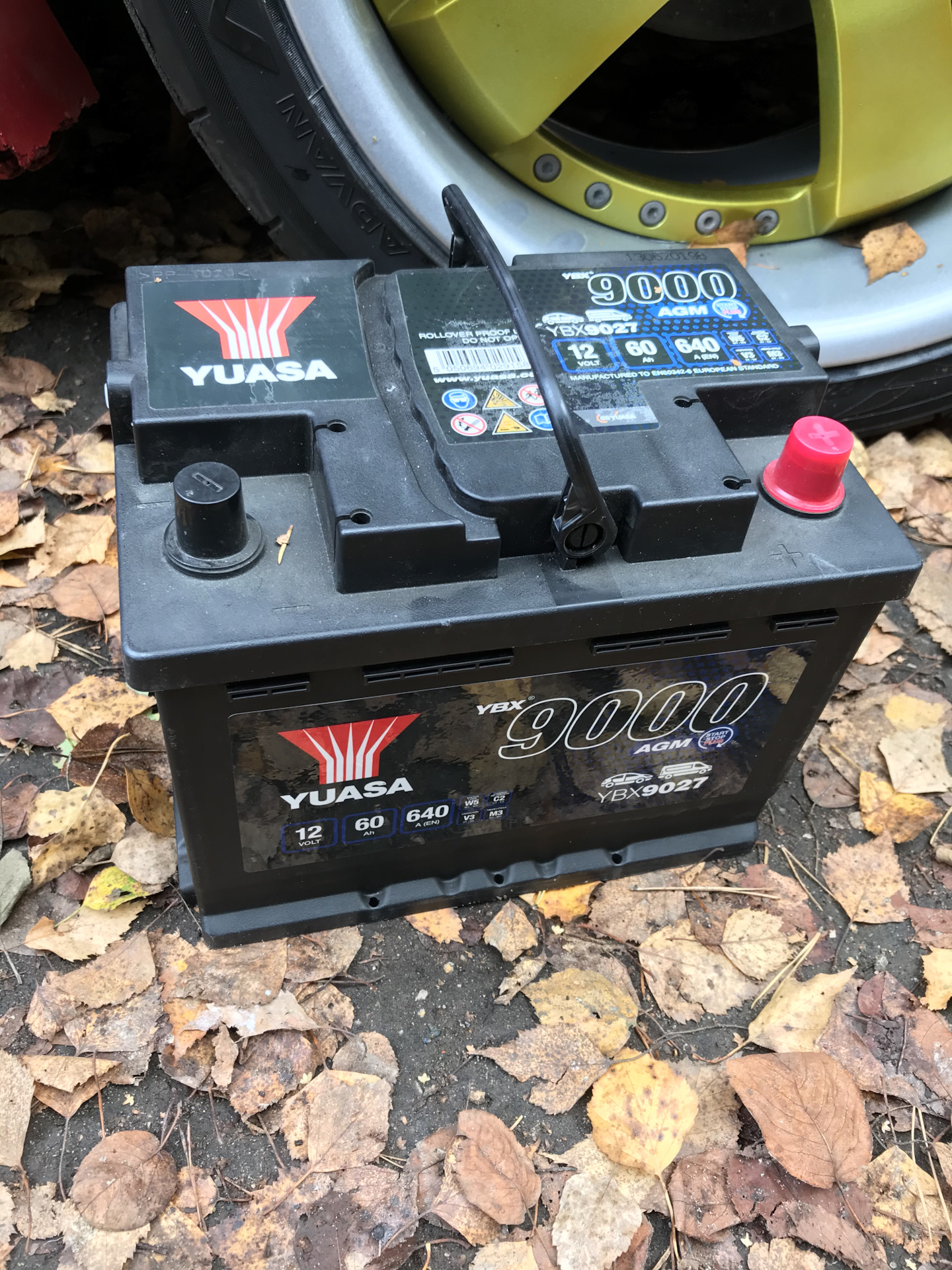 Аккумулятор Yuasa AGM start-stop Plus 12v 60ah 680a — Mitsubishi ...