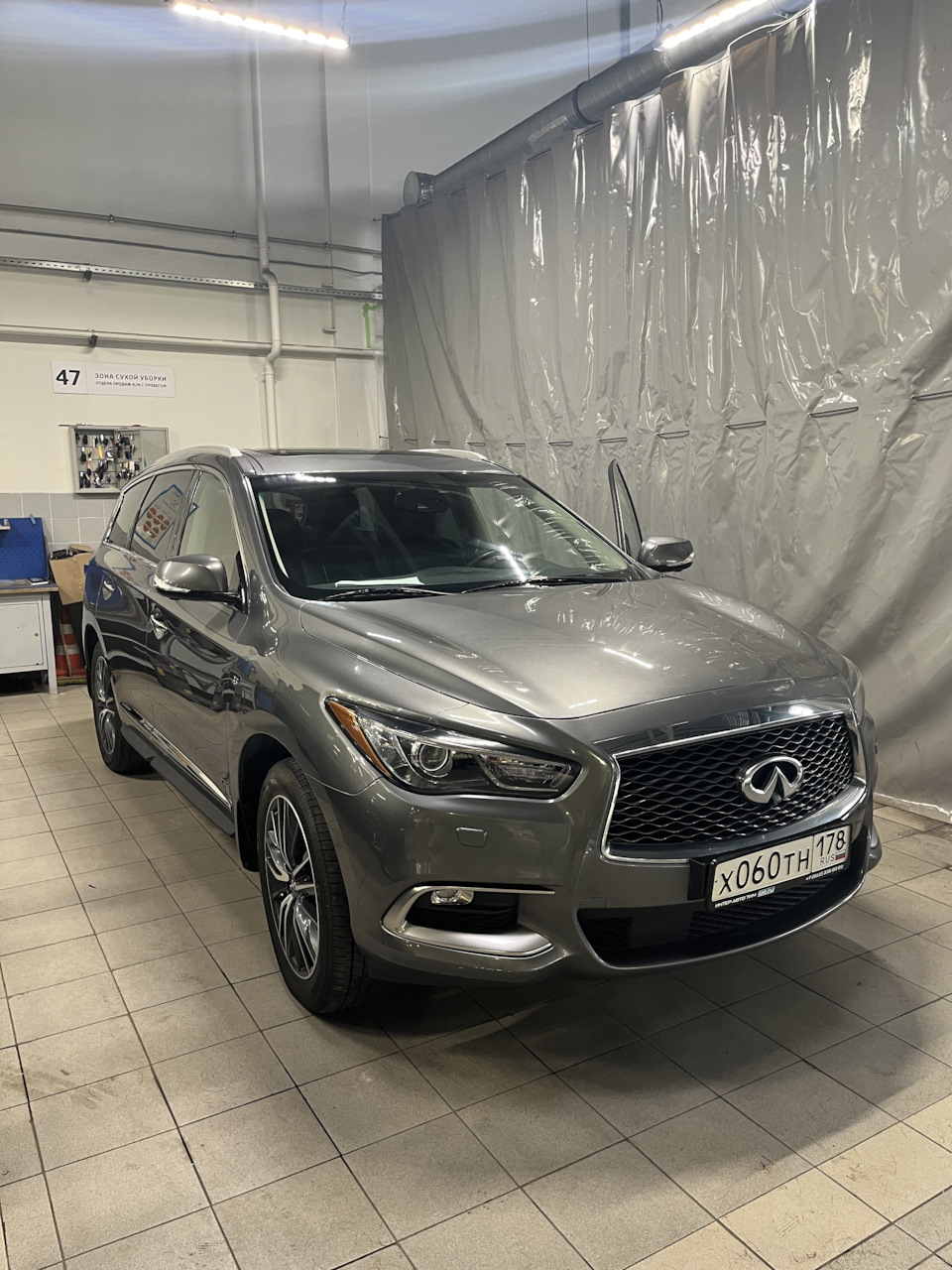 Свежая резина и путь домой — Infiniti QX60 (1G), 3,5 л, 2017 года | покупка  машины | DRIVE2