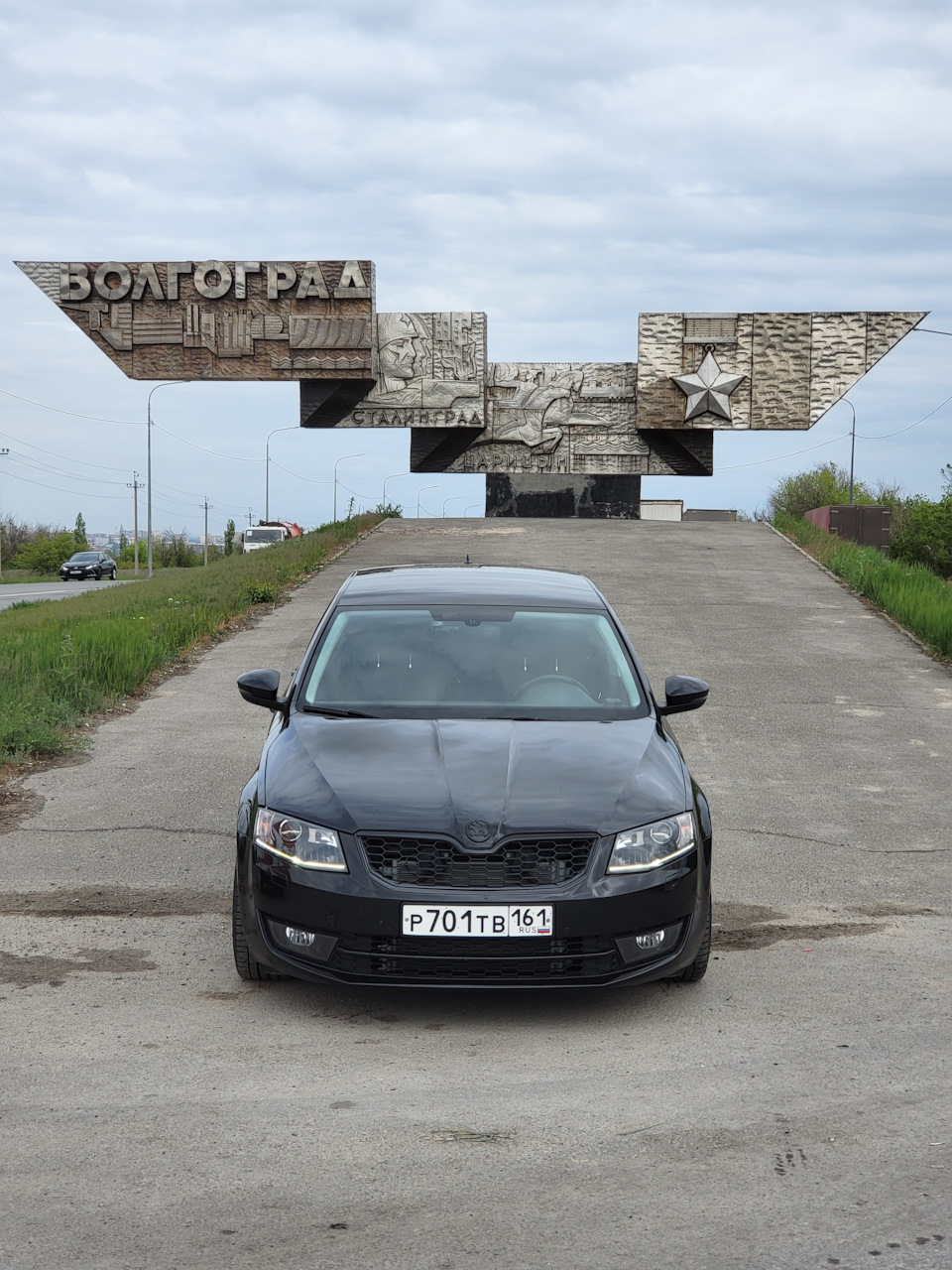 Накладки на лепестки, Покатались в Волгоград… — Skoda Octavia A7 Mk3, 2 л,  2013 года | стайлинг | DRIVE2