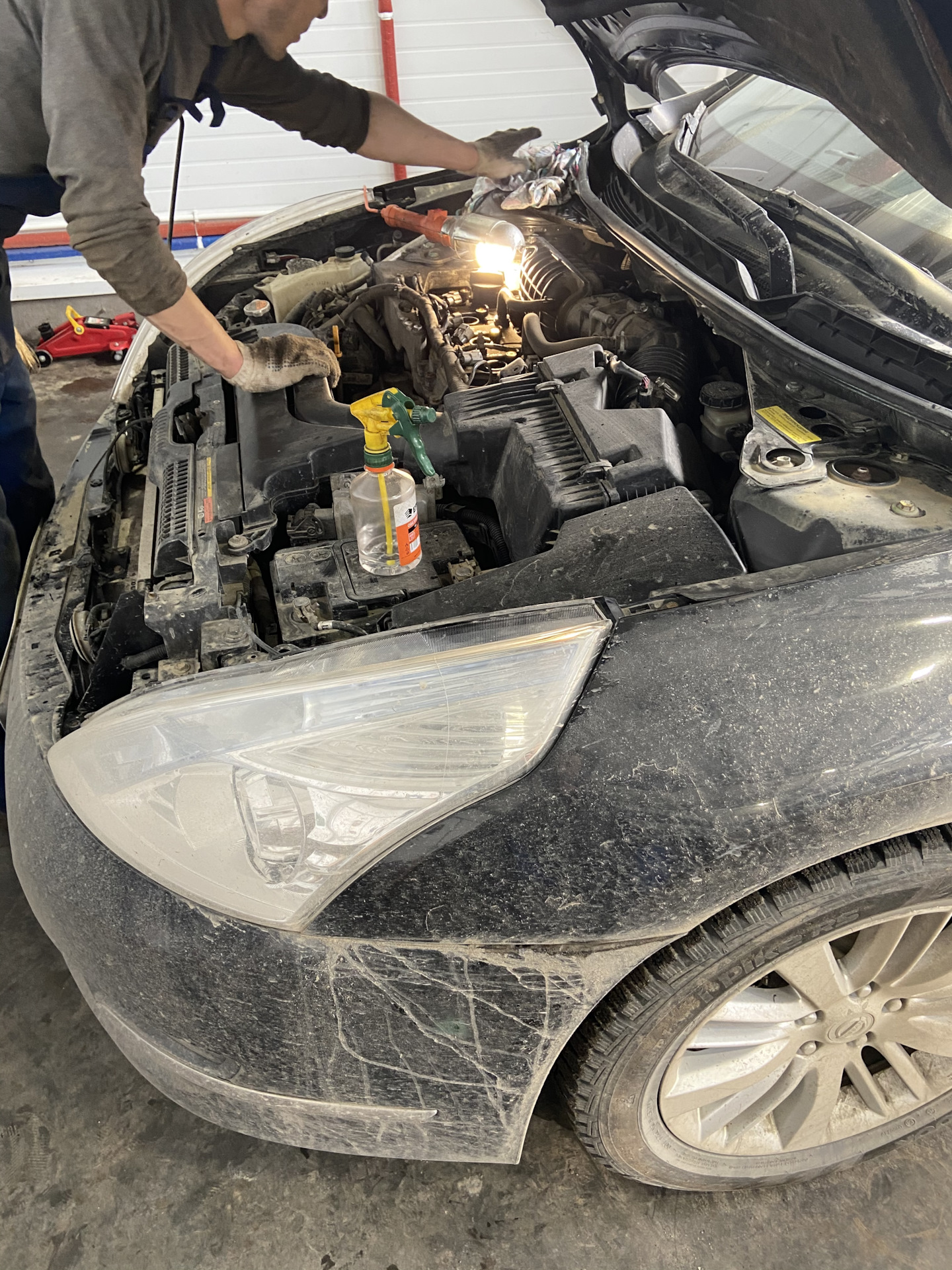 Вылилось все масло из ДВС Nissan Teana J32 — Nissan Teana (J32), 2,5 л ...