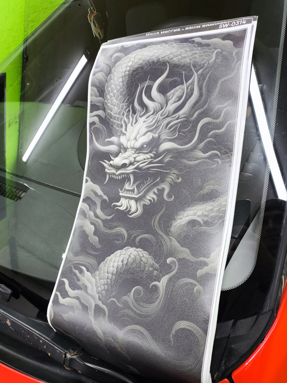 Приобрел наклейку на 2 стойки — Mazda 3 (1G) BK