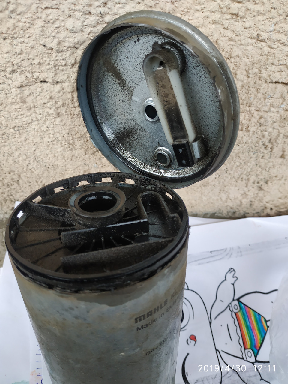 Замена топливного фильтра на дастере — Dacia Duster (1G), 1,5 л, 2010 ...