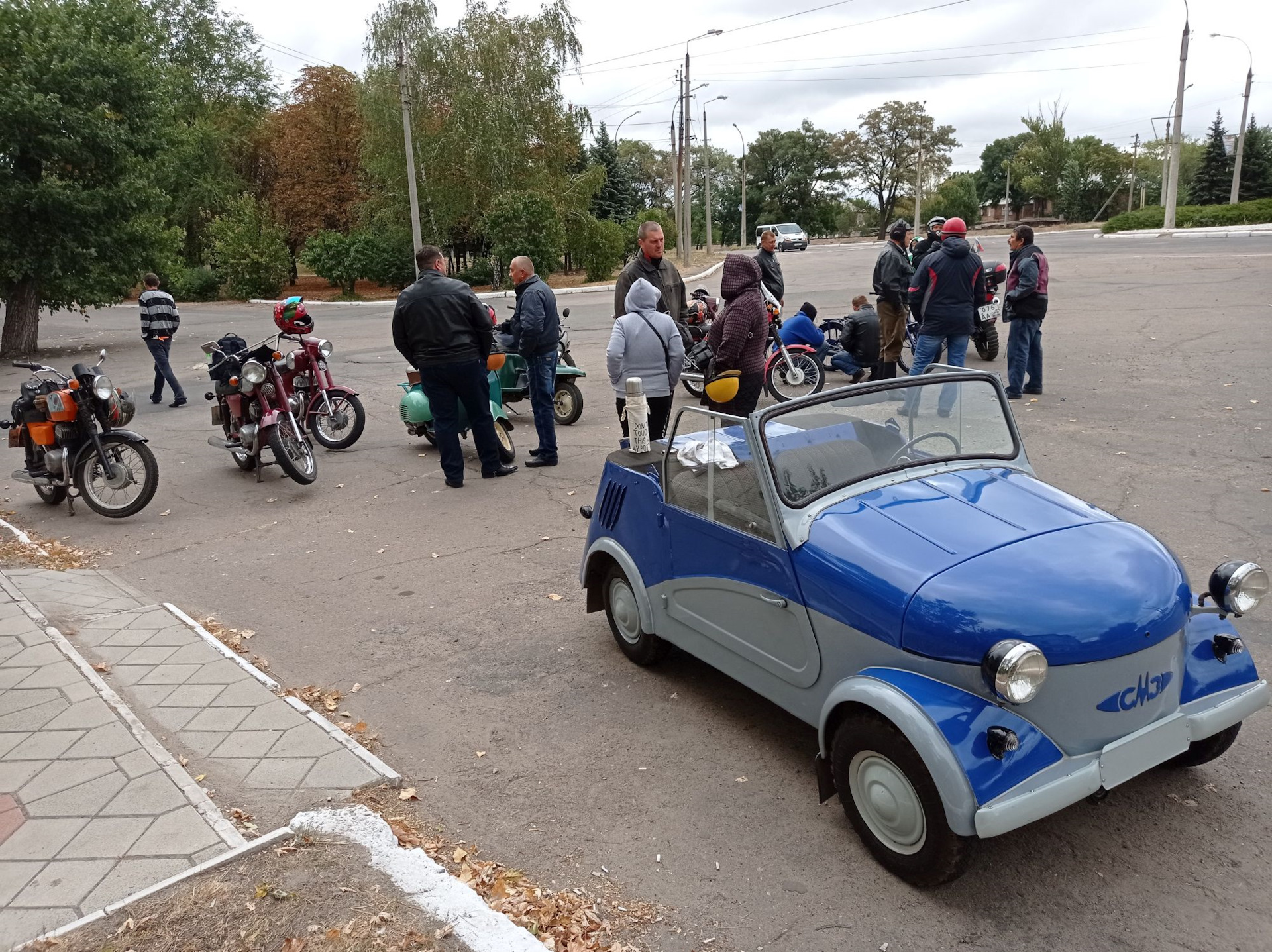 День города Ясиноватая. — СеАЗ С-3А, 0,5 л, 1970 года | встреча | DRIVE2