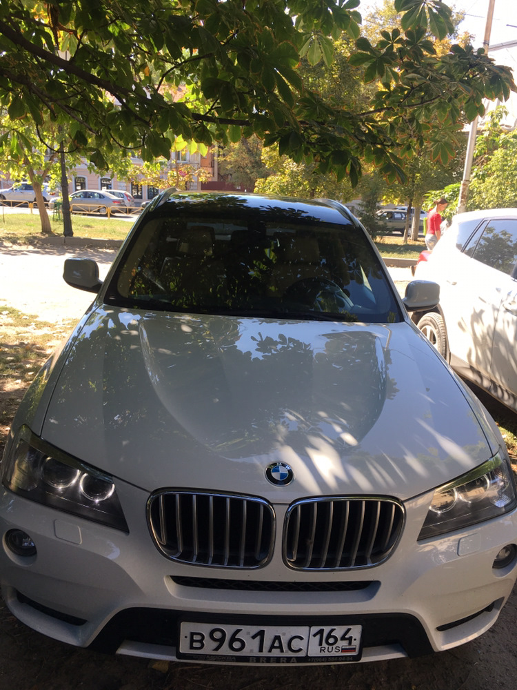 Оклейка крыши в чёрный глянец — BMW X3 (F25), 2 л, 2013 года | стайлинг ...