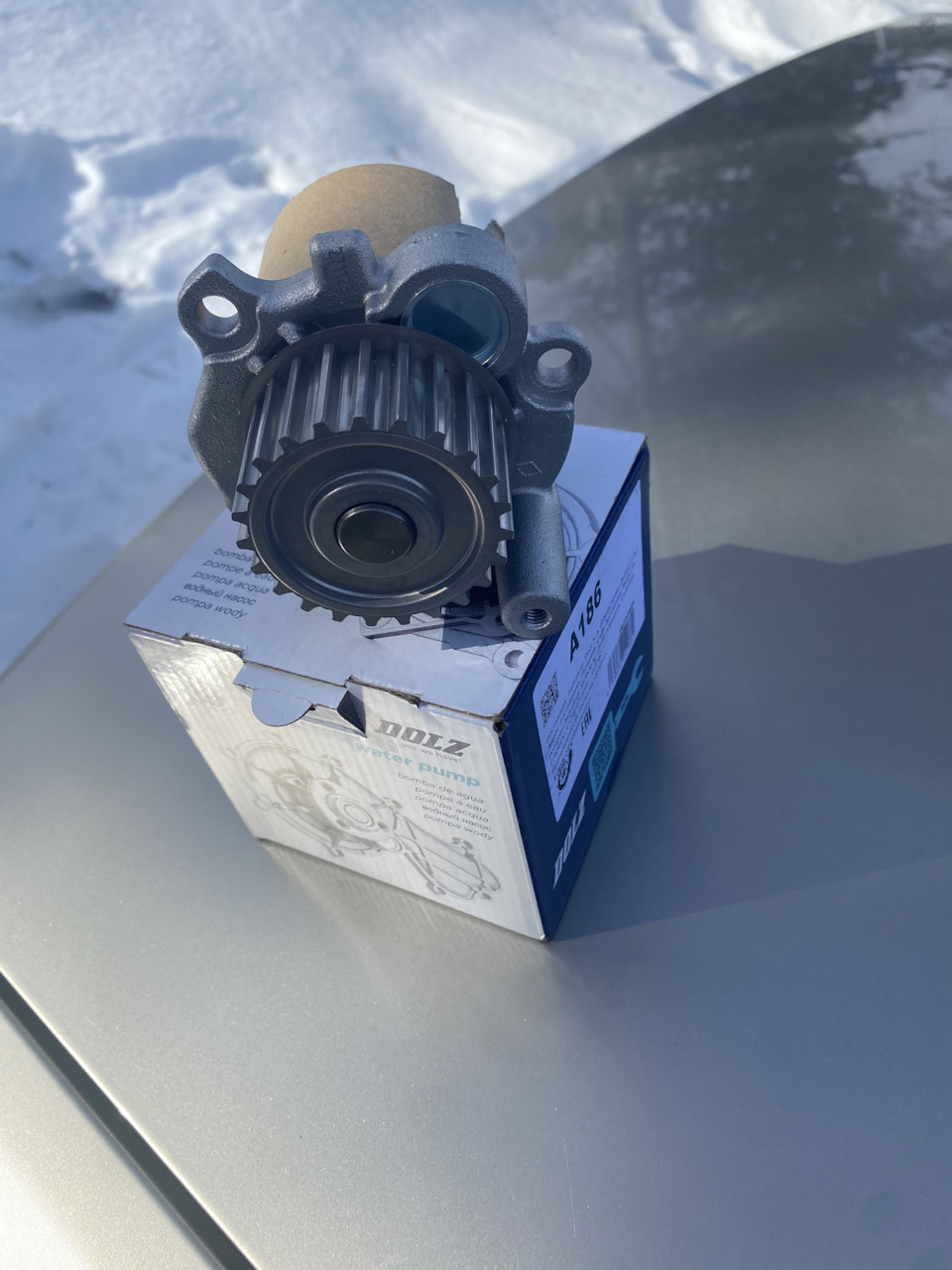 Не пластик, помпа или водяной насос — Skoda Superb Mk1