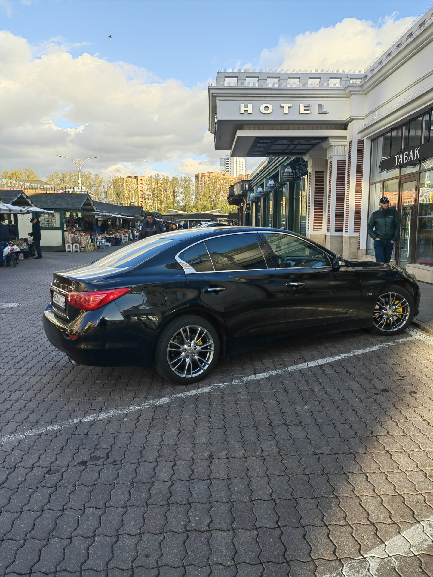Немного колхоза — Infiniti q50, 2 л, 2014 года | стайлинг | DRIVE2