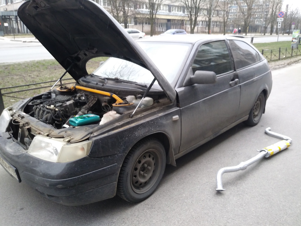 Брызговики передние — Lada Vesta SW Cross, 1,8 л, 2019 года | своими ...