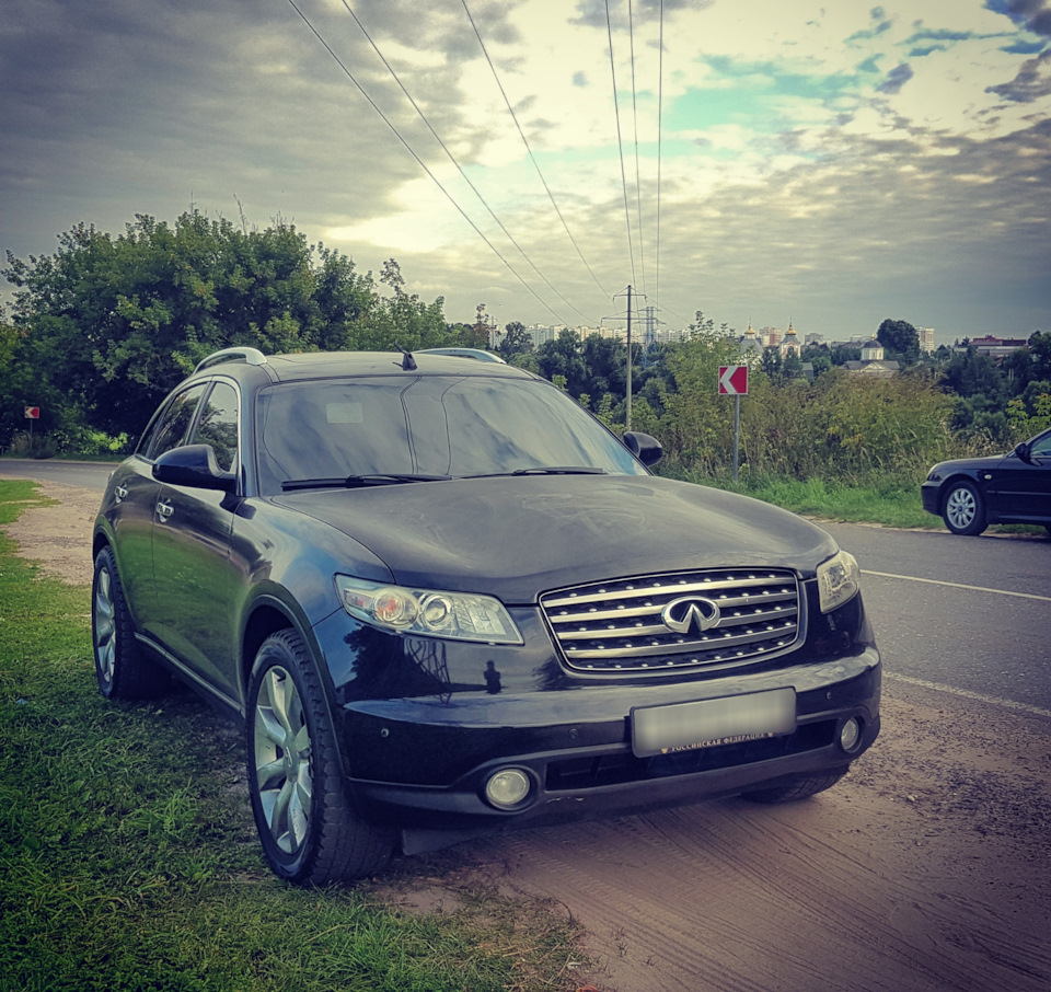 Проставки 30мм — Infiniti FX (1G), 3,5 л, 2005 года | тюнинг | DRIVE2