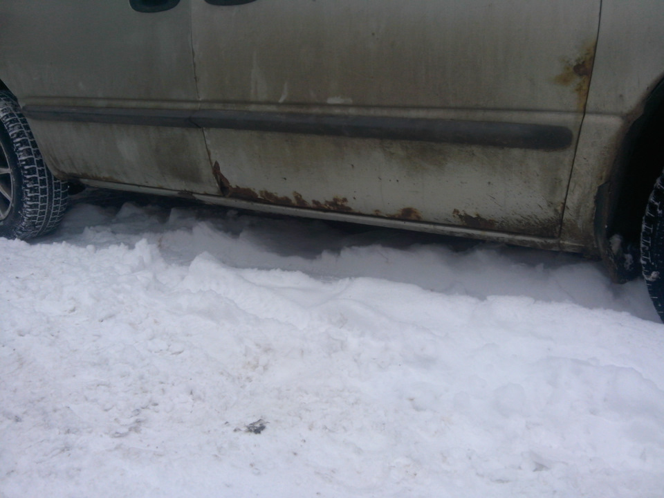 Кузовной ремонт Dodge Caravan III пороги. — Сообщество «Кузовной Ремонт ...