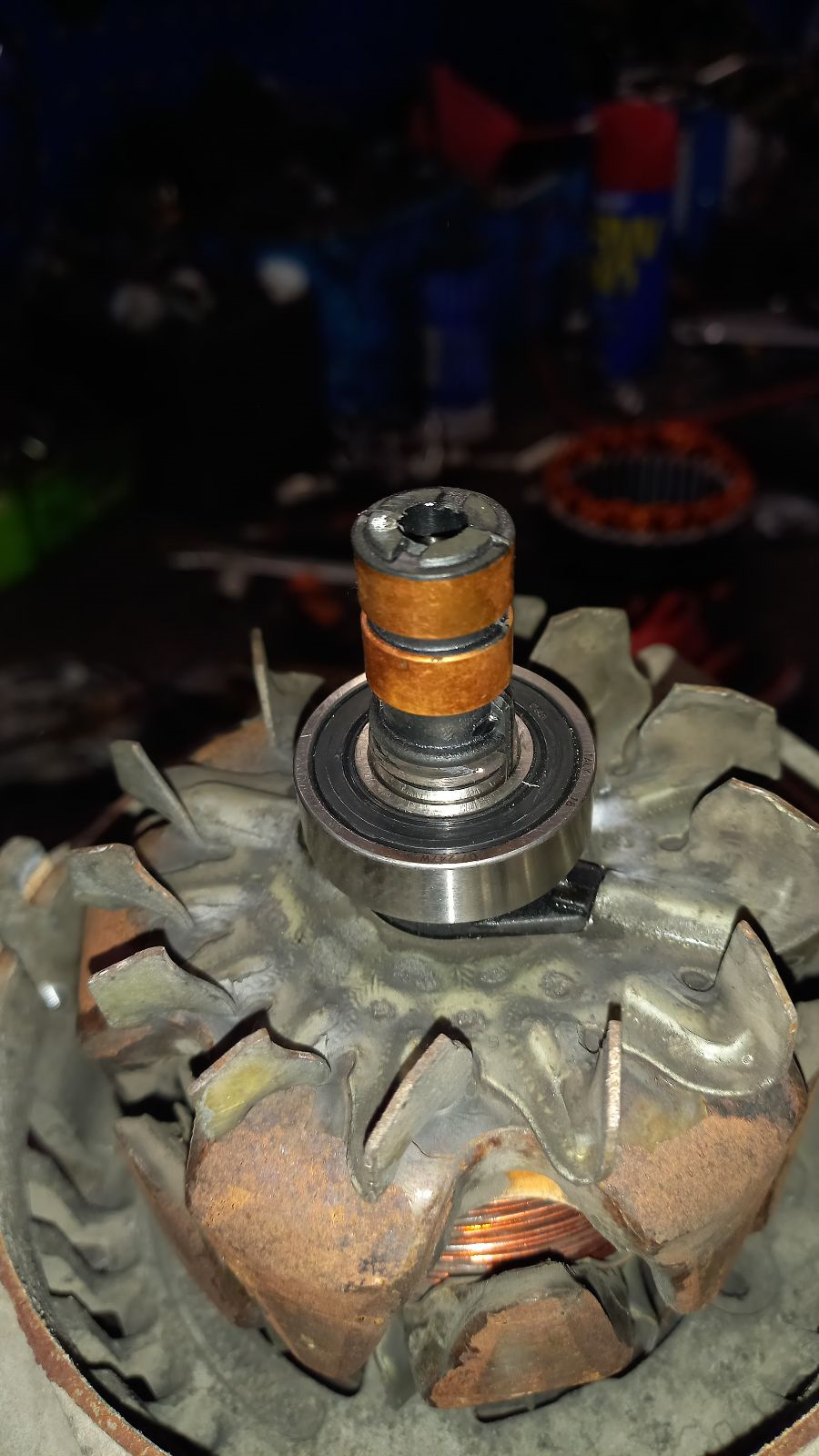 Ремонт генератора с автомобиля Renault Logan 2007 года, г. Рязань ...