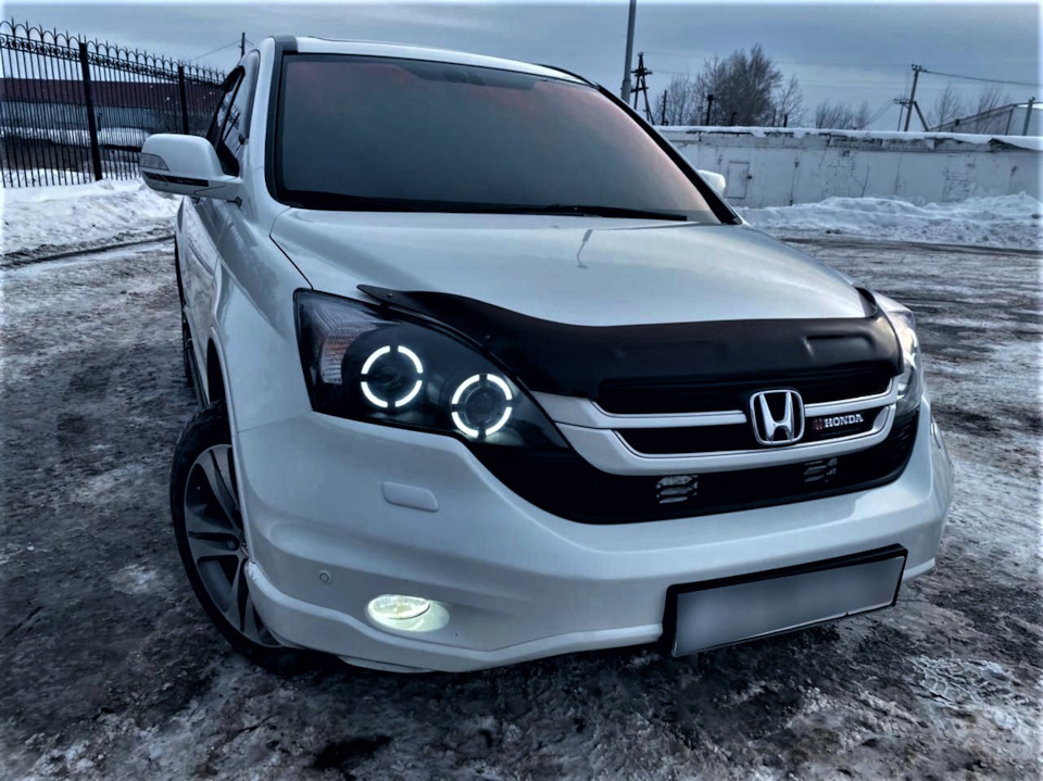 Ангельские глазки TAU tech с разделением в фары Honda CR-V 3 поколения ...