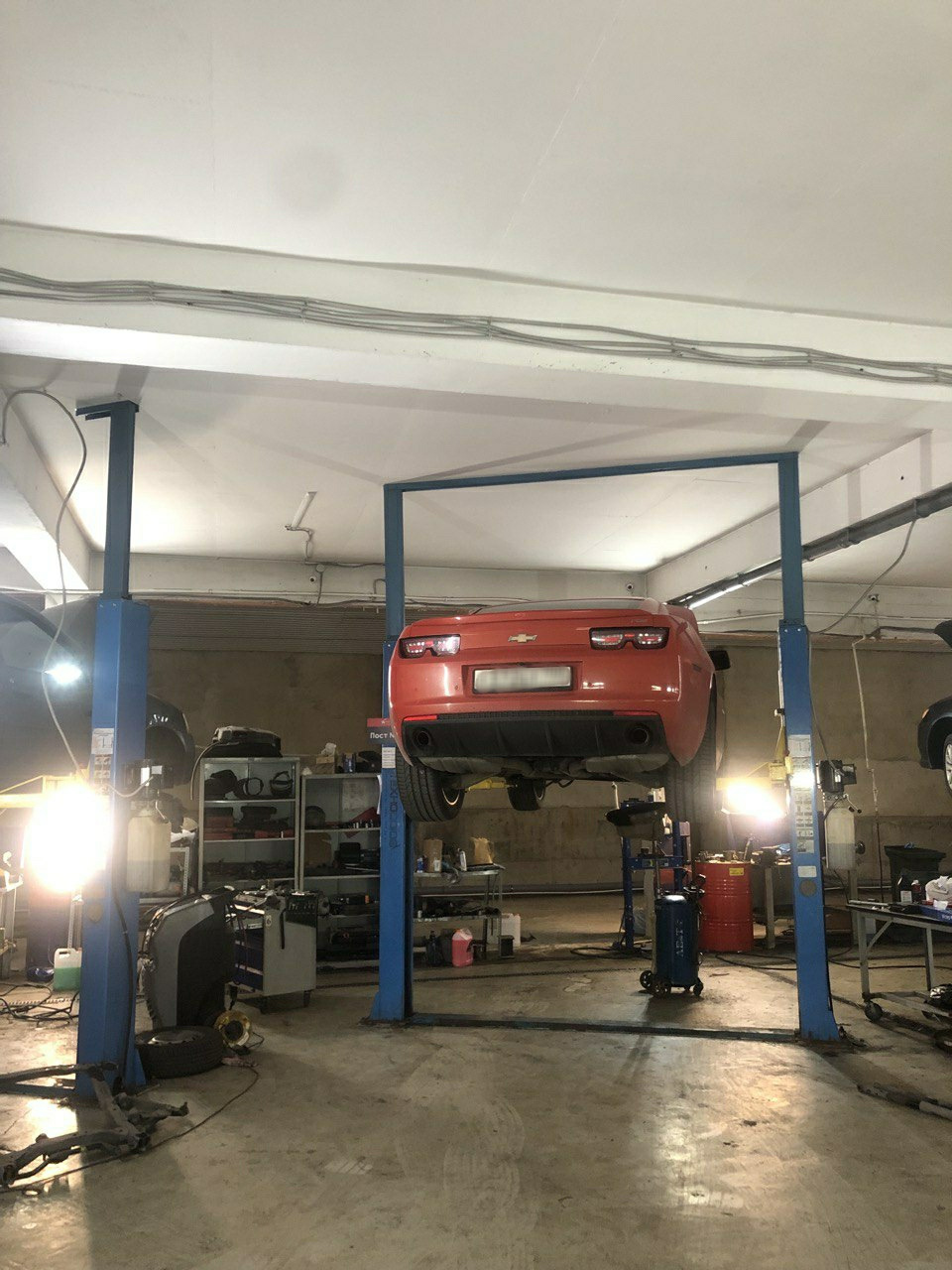 Замена масла в двигателе и салонного фильтра — Chevrolet Camaro V, 3,6 ...