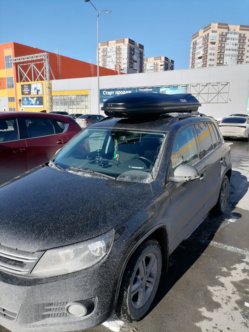 Автобокс YUAGO Cosmo 210. Автобокс YUAGO Cosmo 210 на Сандеро степвей 2019. YUAGO Cosmo 210 отзывы.