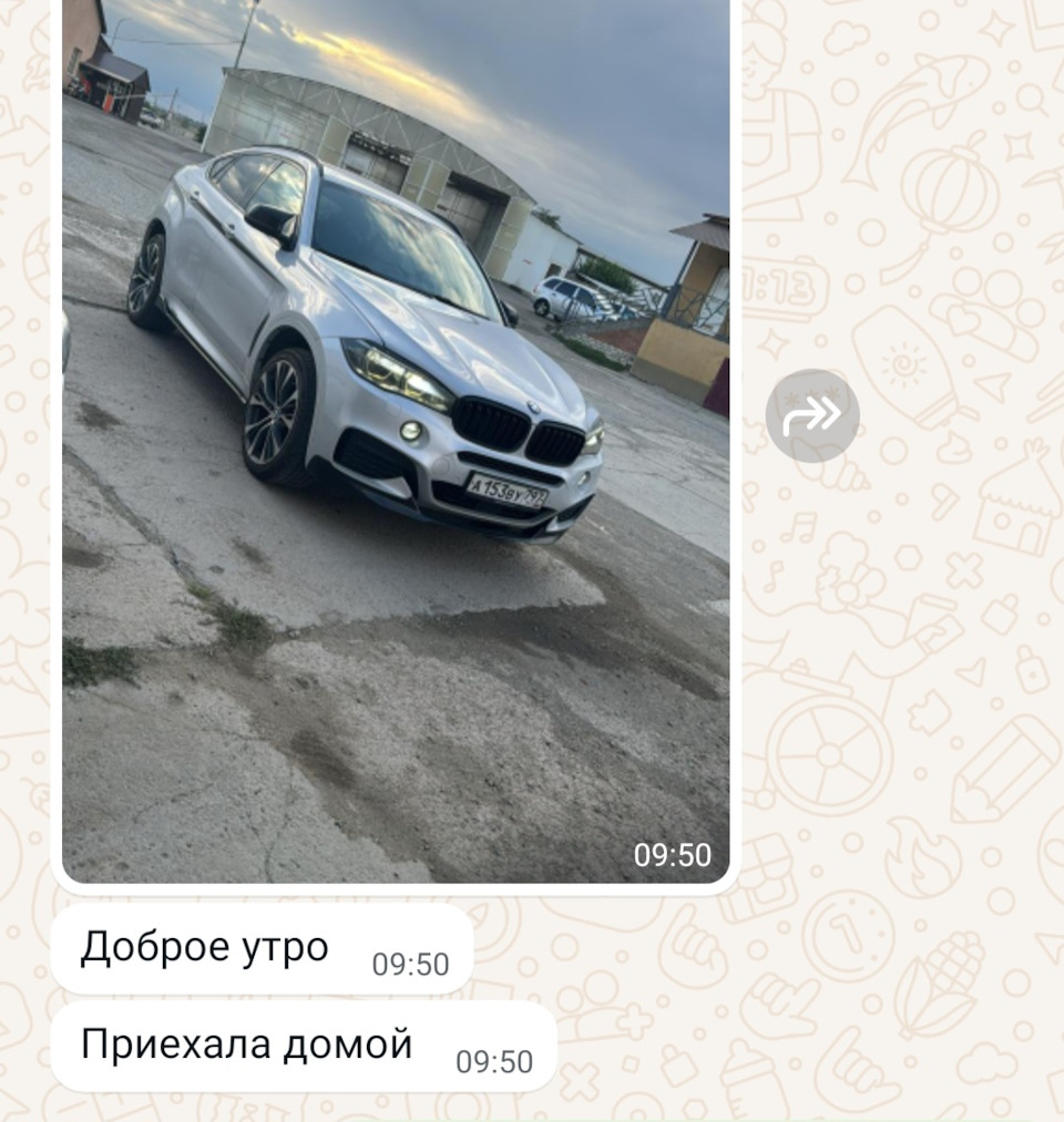 ДОПОЛНЕНИЕ: Авто успешно преодолело путь домой более 1500км к новому владельцу — BMW X6 (F16)