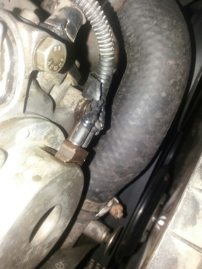 вот так было до замены примерно — Mercedes-Benz E-Class (W124)