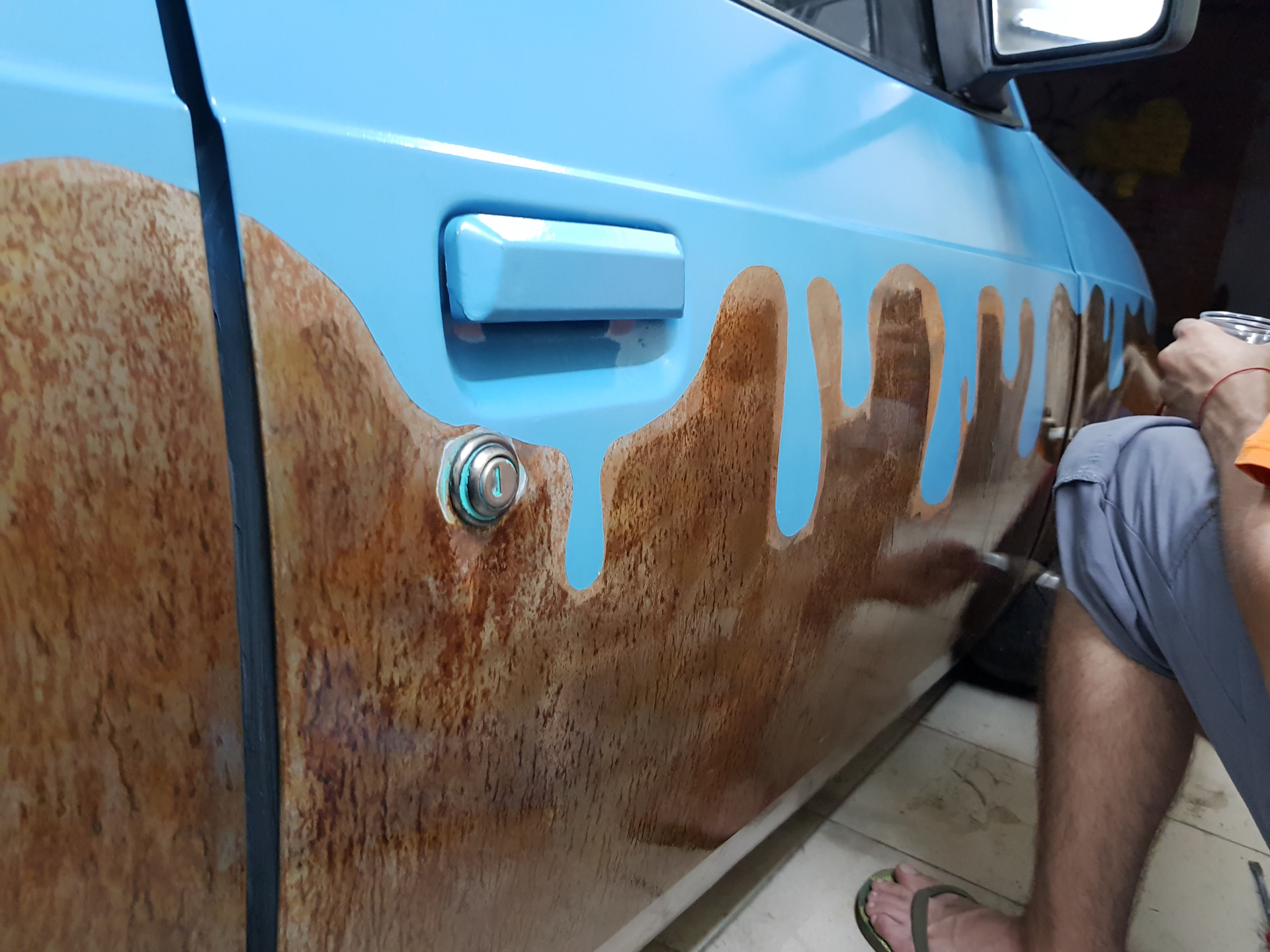 Покраска ржавчины кузов автомобиля своими руками