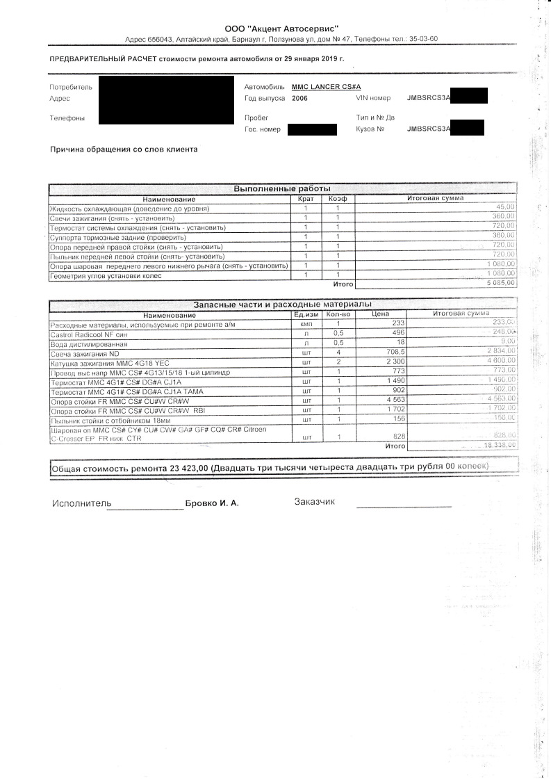 Супер-пупер диагностика — Mitsubishi Lancer IX, 1,6 л, 2006 года | визит на  сервис | DRIVE2