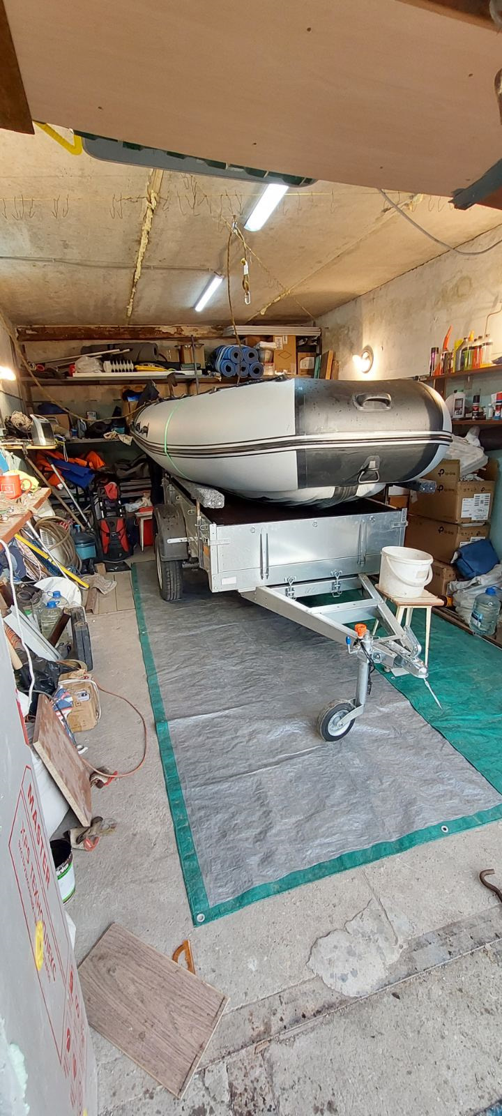 Ложементы на прицеп для перевозки лодки — Lada Гранта Cross, 1,6 л ...