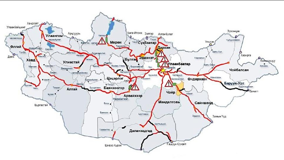Карта улан батора подробная на русском языке