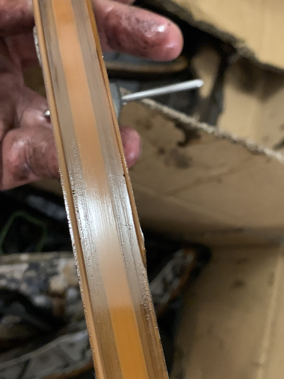 Еще один башмак. Износ везде примерно одинаковый. — Porsche Cayenne (2G) 958