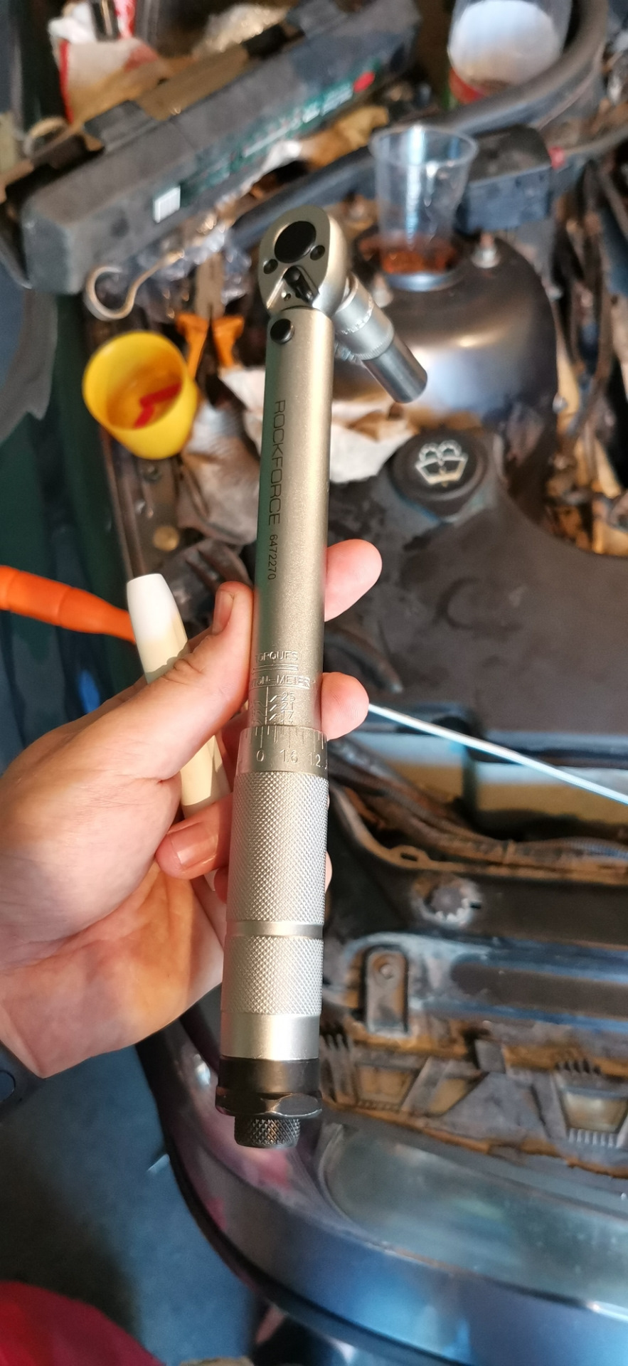6472270 FORCE Ключ динамометрический 1/4DR 5-25Нм 270мм FORCE ...