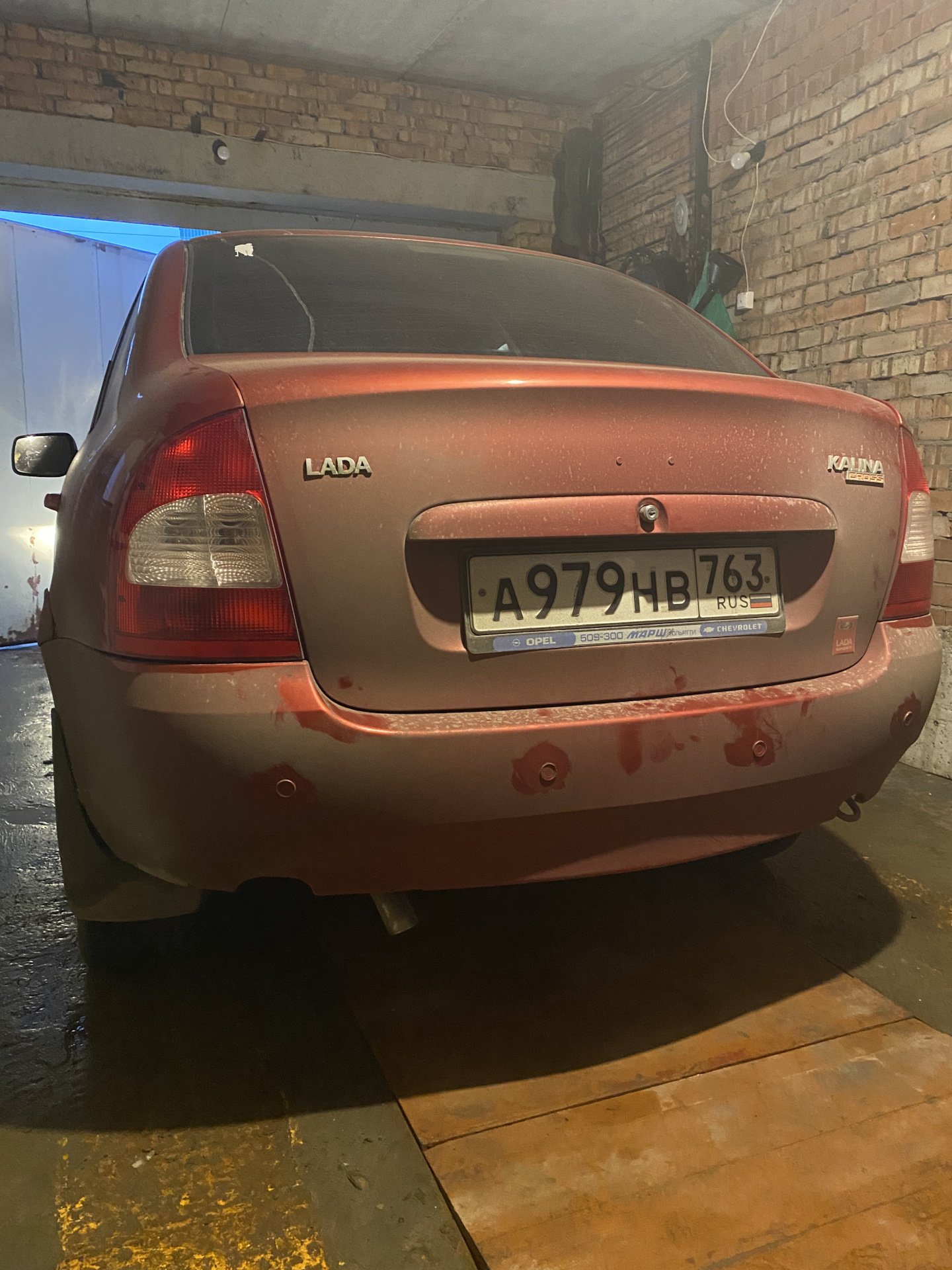 Глушитель от гранты седан на калину седан — LADA Калина седан, 1,6 л ...