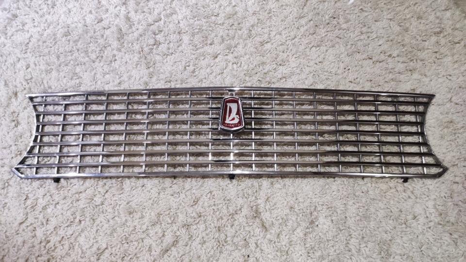 Восстановление хрома решётки радиатора. — Lada 21013, 1,2 л, 1985 года ...