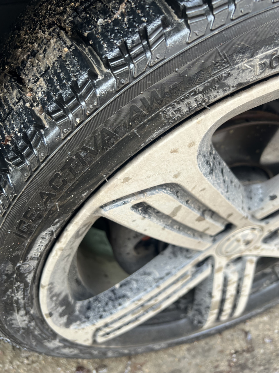 8. Шиномонтаж на лето. Отзыв о зимней резине. — Volkswagen Golf Mk7, 1 ...