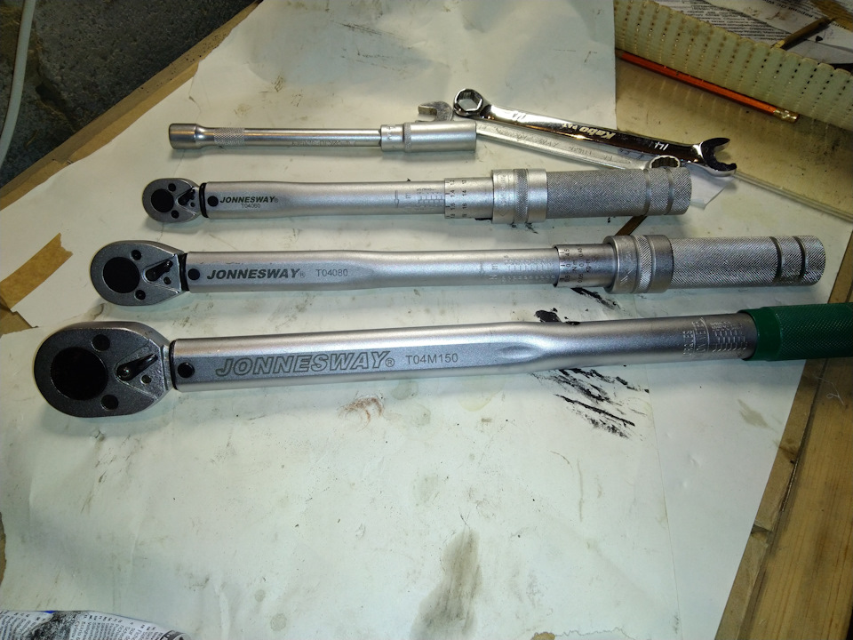 Динамометрические. 5…25, 19…110, 42…210 Нм. — Hyundai Santa Fe (2G). Запчасти на фото: T04080