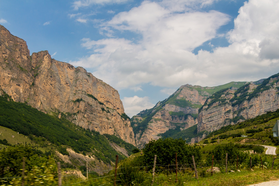 Кавказ — Крым 2019. День 3. Уштулу — Безенги — Volvo XC70 II, 2,5 л ...